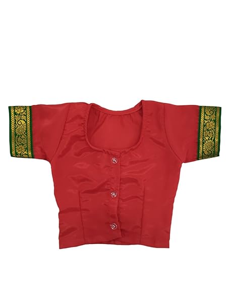 BookMyCostume Teacher Red Saari Profession Kids & Adults Fancy Dress Costume 2-3 years - Image 5