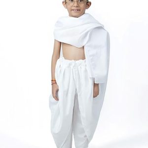 BookMyCostume Mahatma Gandhi Father of the Nation Freedom Fighter Kids Fancy Dress | Mahatma Gandhi Costume for Kids 10-12 years