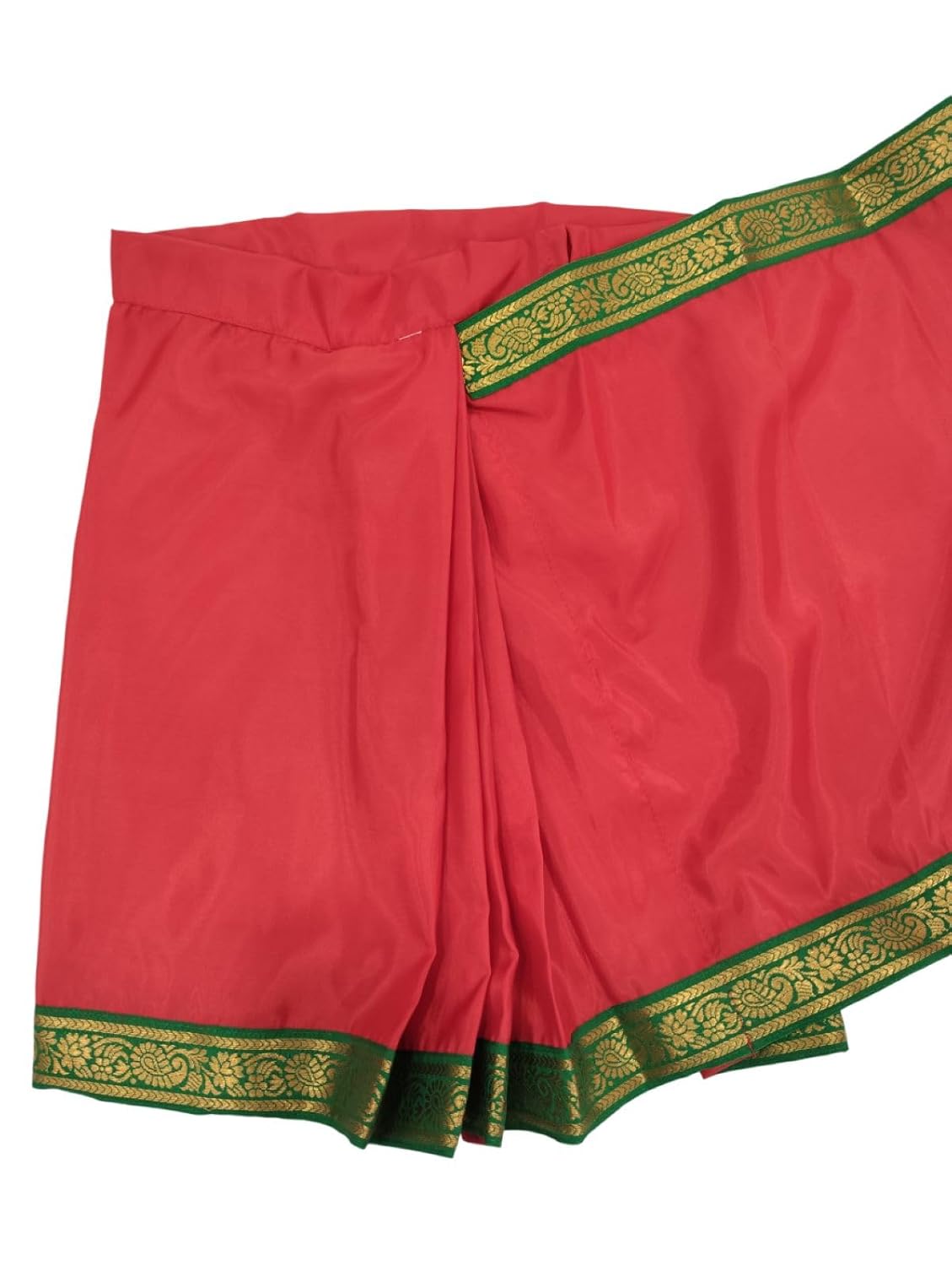 BookMyCostume Teacher Red Saari Profession Kids & Adults Fancy Dress Costume 2-3 years - Image 7