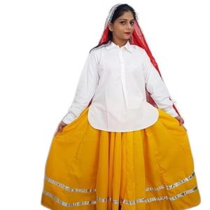 BookMyCostume Haryana State Traditional Thel Costume for Girls and Women 5-6 years