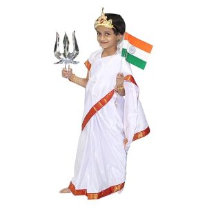 Kaku Fancy Dresses National Heros Freedom Fighters Costumes for Kids | Independence Day Republic Day Fancy Dress for Schools Plays & Competition | Role Play Politician Costume
