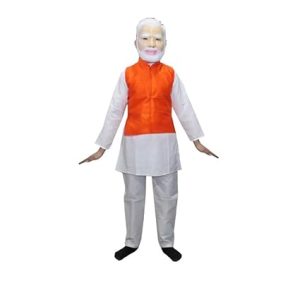 Kaku Fancy Dresses National Heros Freedom Fighters Costumes for Kids | Independence Day Republic Day Fancy Dress for Schools Plays & Competition | Role Play Politician Costume